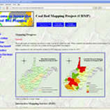 image of WV Geological Survey and Economic Survey webpage