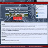 Image of the WV Flood Tool Website